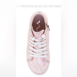Brand new pink glitter girls shoes!